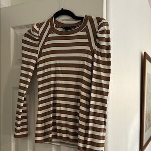 Veronica Beard long sleeve ribbed tee
